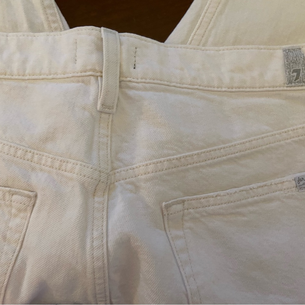 7 for All Mankind Men’s White Jeans Premium Unworn Sz 32 - Picture 8 of 9